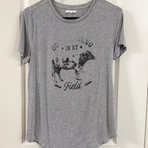 Maurices Heather Gray T-Shirt